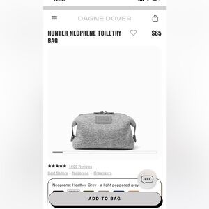 Brand New Cosmetic Toiletry Bag Daphne Dover